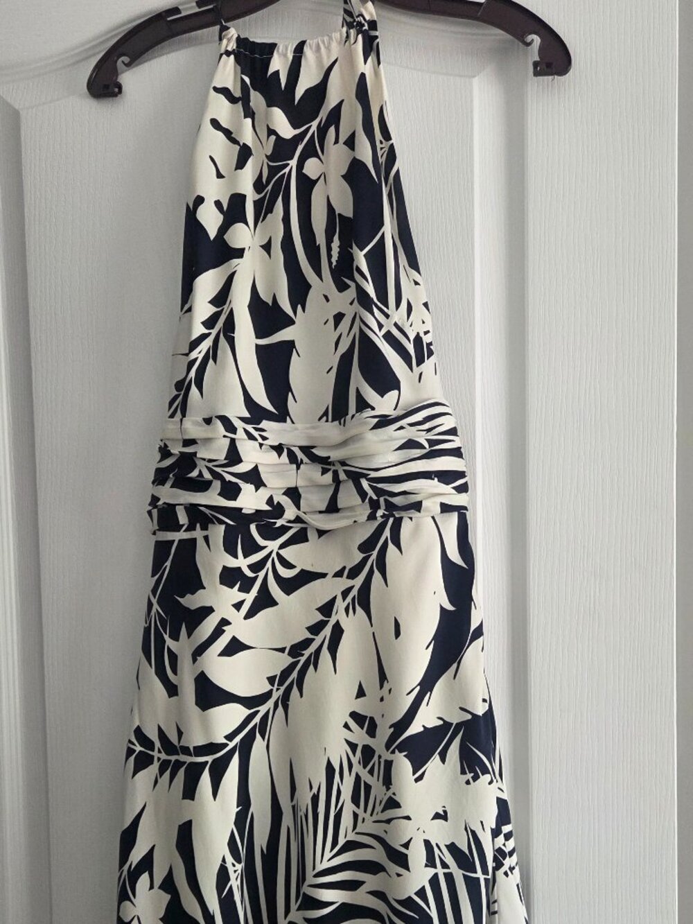 Ann Taylor Silk cocktail halter dress